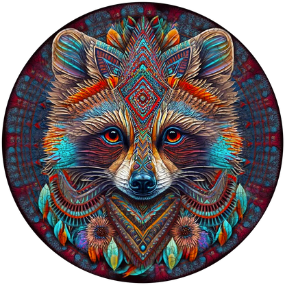 Drewniana układanka Mandala Szop