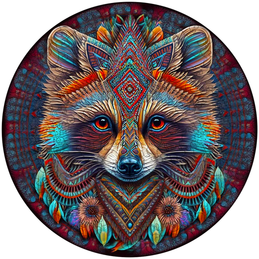 Drewniana układanka Mandala Szop