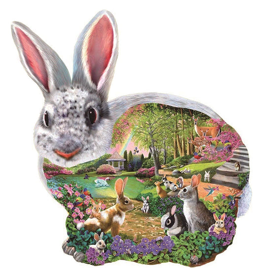 🔥Ostatni dzień 92% - drewniane puzzle z króliczkiem i dziurką