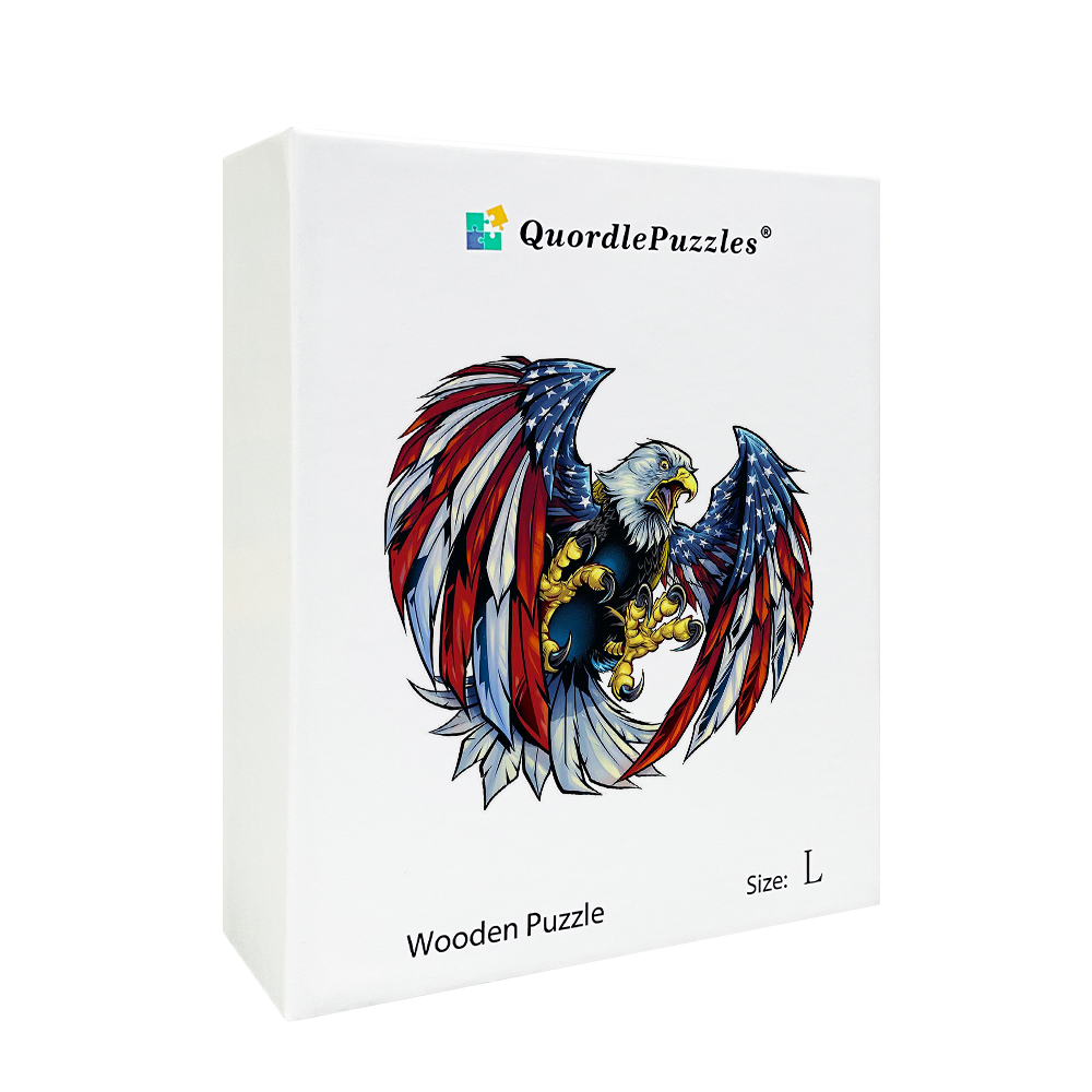 Drewniana układanka American Eagle