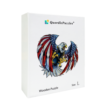 Drewniana układanka American Eagle