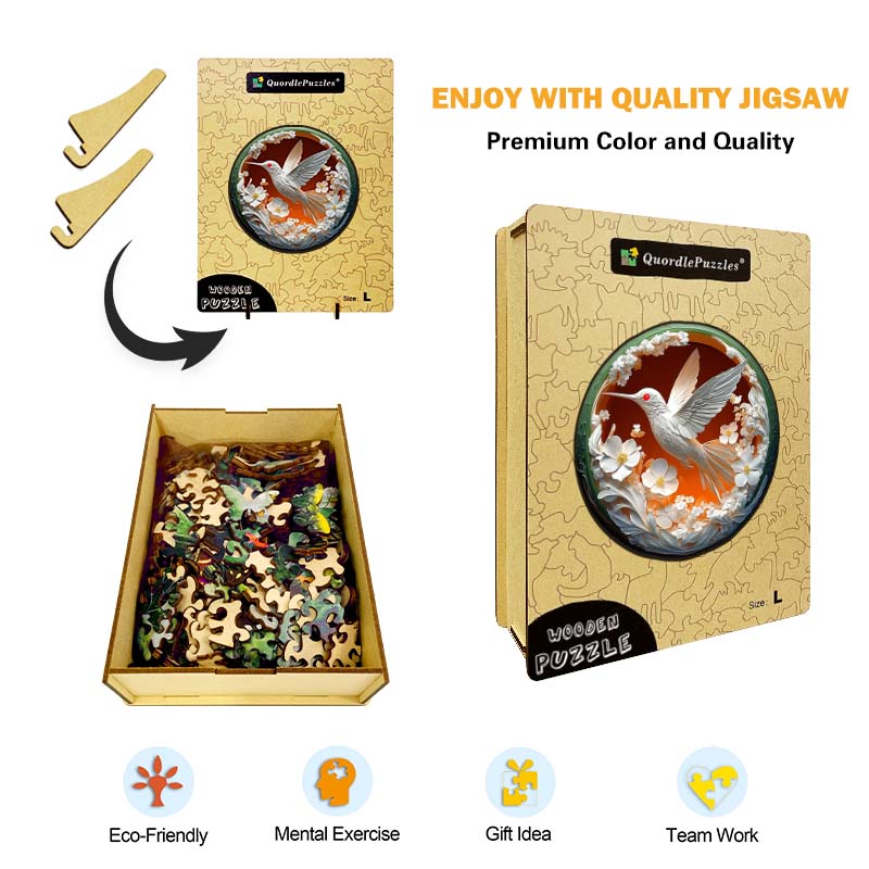3D Drewniane Puzzle Koliber