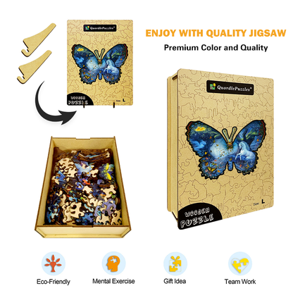 🔥Ostatni dzień 90% zniżki na puzzle z motylami i jednorożcami